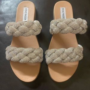 Steve Madden Newbie Braided Sandals/Slides